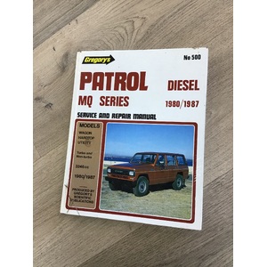 Gregory's Nissan Patrol MQ Diesel 1980/1987 Service & Repair Manual No 500