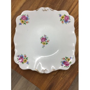 VINTAGE Bell China Floral Plate - 20 cm - Made in England