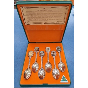 Vintage Bicentennial Souvenir Spoon Set - Australia First Fleet 1988