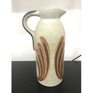 1970's Sgrafo Modern Germany - Art Pottery Jug by Peter Muller - Modernist - 25 cm Tall 