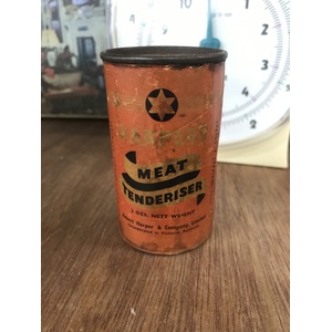 VINTAGE Robert Harper & Co Australia Meat Tenderiser Tin - 3 Ounce