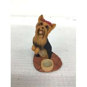 VINTAGE Aynsley MasterCraft Yorkie Dog Ornament 