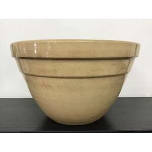 VINTAGE Hoffman Pottery Mixing Bowl No 24 - 18.5 cm Diameter - Beige 