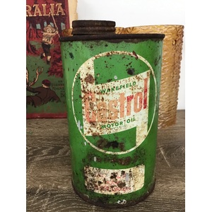 VINTAGE Wakefield Castrol Oil Tin - 1 Imperial Quart