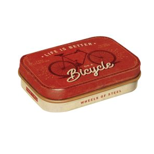 Retro Mint Tin - Bicycle - Red - Sugar Free Mints