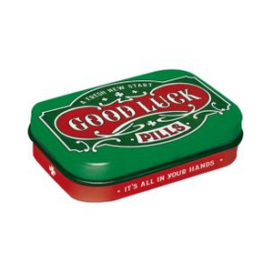 Retro Mint Tin - Good Luck - Sugar Free Mints