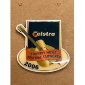 Telstra Country Music Festival Tamworth Lapel Pin - 2006