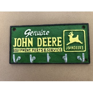 Cast Iron John Deere Key Rack Key Hook