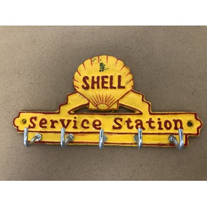 Cast Iron Shell Service Station Key Rack Key Hook