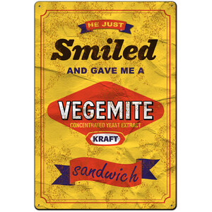 Vegemite Sandwich - Retro Tin Sign - 20 x 30 cm