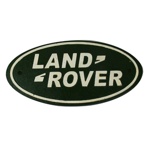 Land Rover Sign - Cast Iron - Oval 