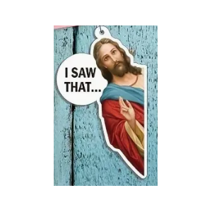 Jesus Air Freshener - I Saw That - Ocean