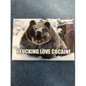 I Love Cocaine - Funny Fridge Magnet