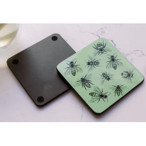 Sketch Bees - Set of 4 Coasters