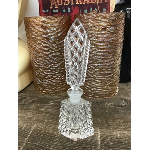 ART DECO Westmore Crystal Perfume Bottle 