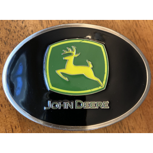 John Deere Belt Buckle - Metal Black