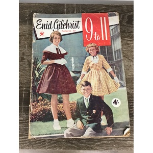 VINTAGE Enid Gilchrist Patterns for 9 -11 - Sewing Pattern Book