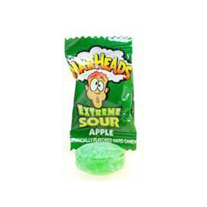 War Heads Extreme Sour Hard Candy - Green Apple