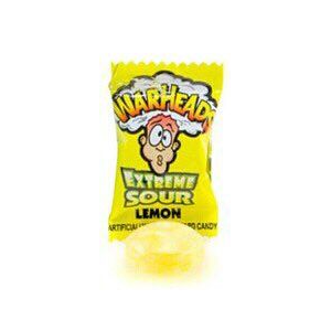 War Heads Extreme Sour Hard Candy - Yellow Lemon