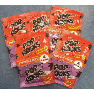 Pop Rocks - Strawberry and Cola - Retro Candy - 6g - Lot of 5