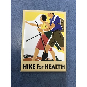 Hike For Health - Fridge Magnet 