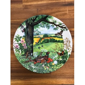 Wedgwood Collectors Plate - Country Panorama Colin Newman - Meadows & Wheatfields 1987