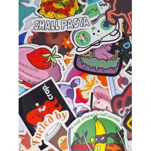 MYSTERY Sticker Pack - Fifty (50) - Individual Random Selection