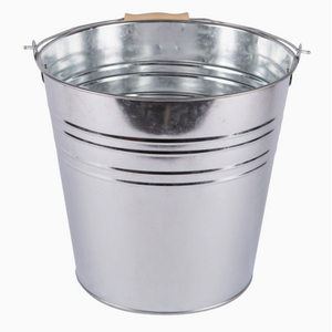 Galvanised Steel Bucket - 10L - Blackspur