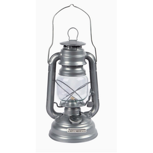 Metal Hurricane Lantern - Redwood - 25 cm