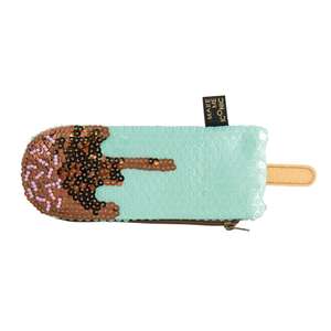 Sequin Ice Cream Purse - Make Me Iconic - Aqua