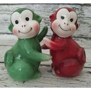 Monkey Salt & Pepper Shakers