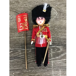 VINTAGE English Soldier Doll - Sleepy Eyes 