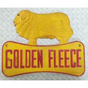 Golden Fleece Ram Sign - Cast Iron - 28 x 23 cm