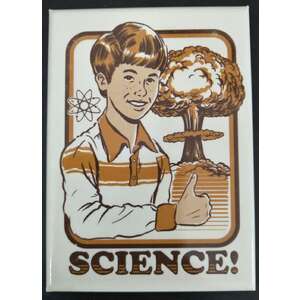 Science - Funny Fridge Magnet - Steven Rhodes Retro Humour