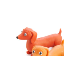 Stretch Dog Dachshund Sensory Toy -  Red Brown