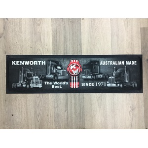 Kenworth Trucks Australian Made - Bar Runner Mat - 90 cm Long