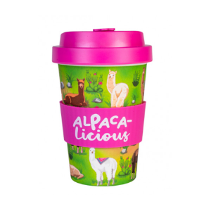 Eco-to-go Bamboo Travel Mug - Alpaca Licious 