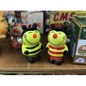 Bee Ceramic Salt and Pepper Shakers