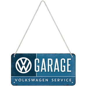 Volkswagen Garage Service Hanging Sign - Tin - Nostalgic Art