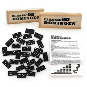 Classic Games - Wooden Dominoes