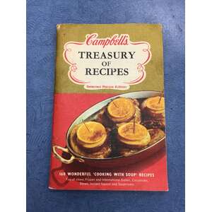 Campbell's Soup Treasury of Recipes Cook Book - Paperback 