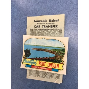 VINTAGE Souvenir Car Sticker Decal - Port Lincoln South Australia