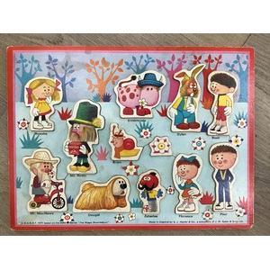 RETRO 1971 Magic Roundabout Board Puzzle 