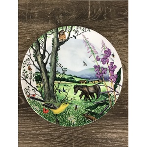 Wedgwood Collectors Plate - Country Panorama Colin Newman -The Hayfield 1988