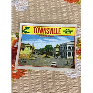 VINTAGE Souvenir Car Sticker Decal - Townsville QLD