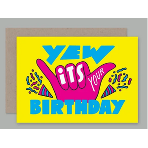 Blank Greeting Card - Yew Birthday