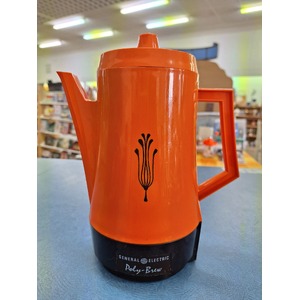 VINTAGE Poly Brew Electric Percolator General Electric Australia Orange