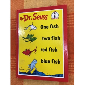 One Fish Two Fish Red Fish Blue Fish - Dr Seuss - Beginner Books EX CON