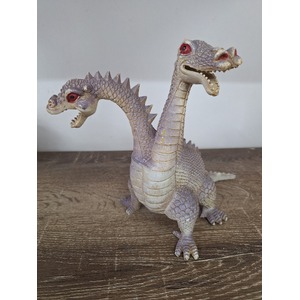 VINTAGE 1986 Double Headed Dragon Toy by Imperial Hong Kong Purple