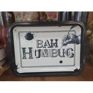 Retro Style Tin Try - Bah Humbug